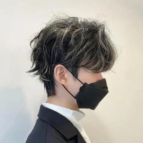 男生长发发型安利小众挑染