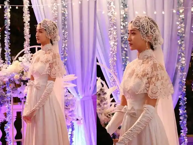 关晓彤晒左双桃民国婚纱照,评论区被鹿晗霸屏!