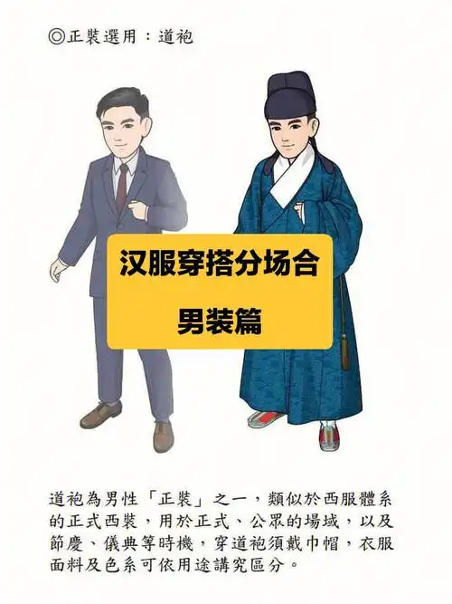 汉服穿搭分场合男装篇