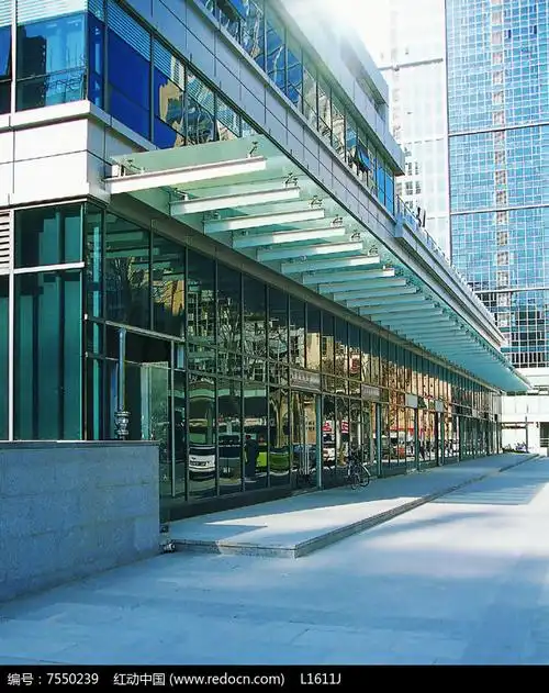 商业街遮雨棚景观意向图