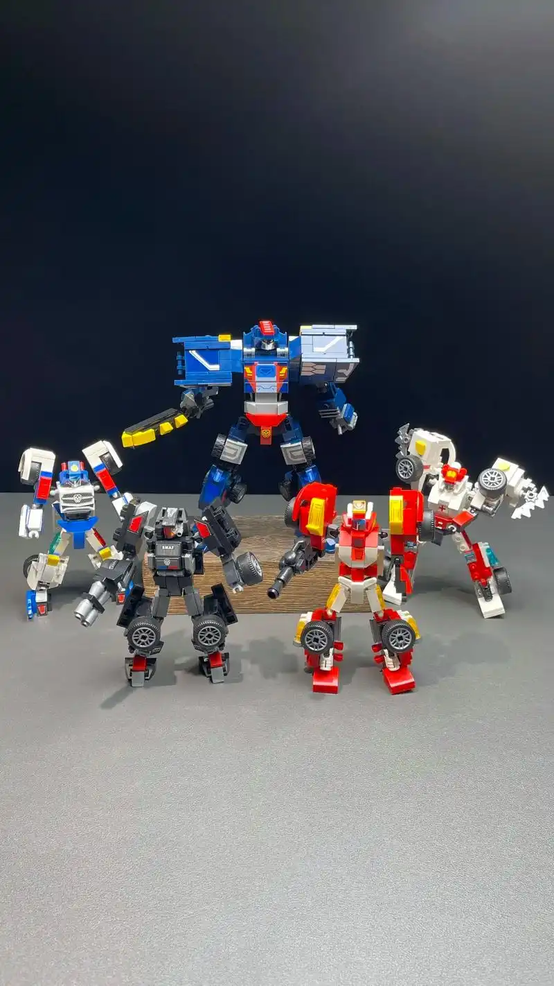 咖宝车神变形金钢机甲机器人汽车拼装玩具.细节精致,零件齐全, - 抖音