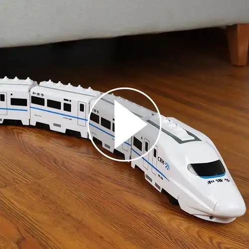 儿童高铁玩具电动火车头和谐号火车轨道列车组3宝宝益智音乐1-6岁