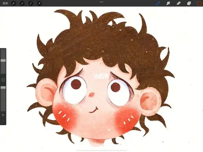 乱糟糟的头发要洗洗剪剪了96爆炸头09