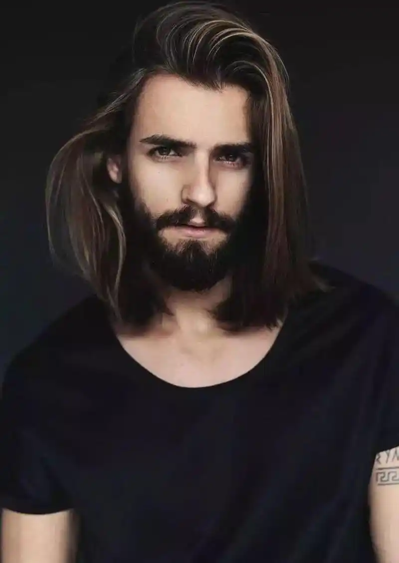 男生长头发的发型5款想做文艺男试着选一款