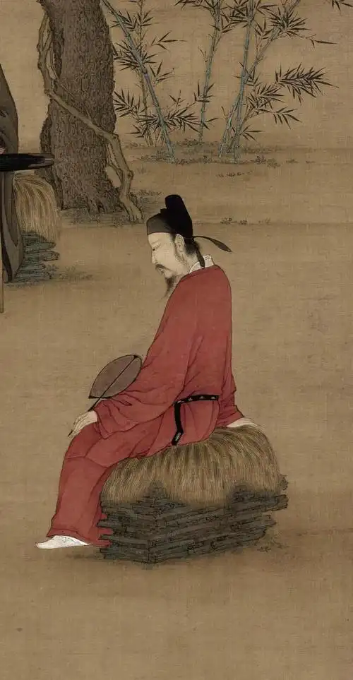 宋徽宗听琴图中国人物画的极致这幅画美了1000多年