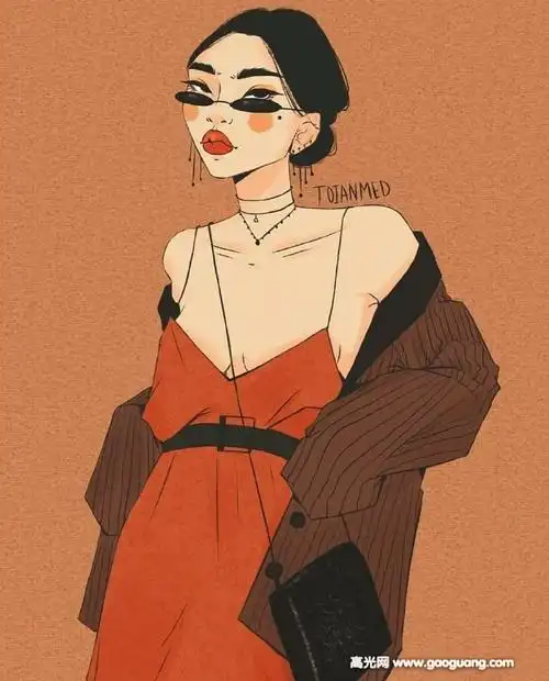 看起来非常精致,完成这样一幅插画也需要不少的时间,大家可以动手