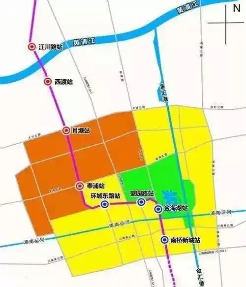 奉贤城区与上海轨道交通5号线的关系