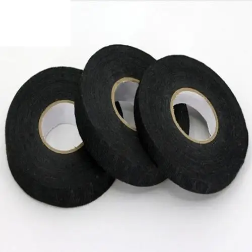 黑色耐热汽车线束布强力胶带