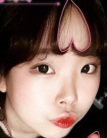 七夕发型推荐 爱心刘海萌萌哒