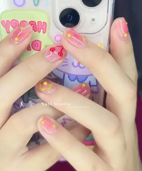 樱桃花朵鸳鸯可爱腮红