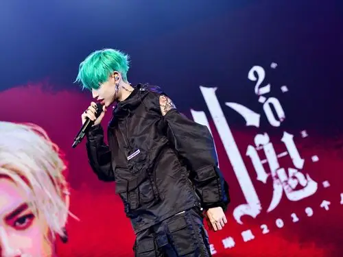 小鬼王琳凯深圳场演唱会乐队首登台漫画发色吸睛