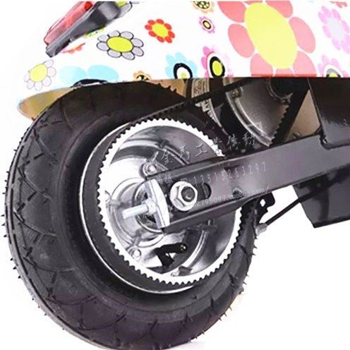 冰岚小海豚小型迷你电动滑板车配件电瓶电动车后轮皮带535-5m-15