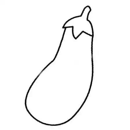 茄子简笔画大全及画法步骤