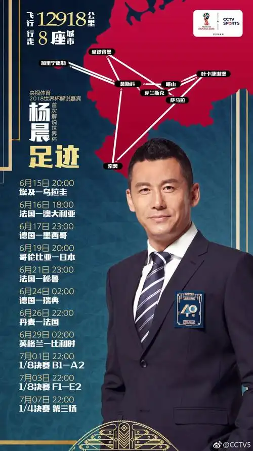 专访| 杨晨世界杯解说初体验:比当初自己踢世界杯还紧张!