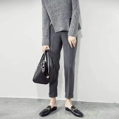 戈蔓婷女装:灰色西裤怎么搭配上衣才能不平庸又好看