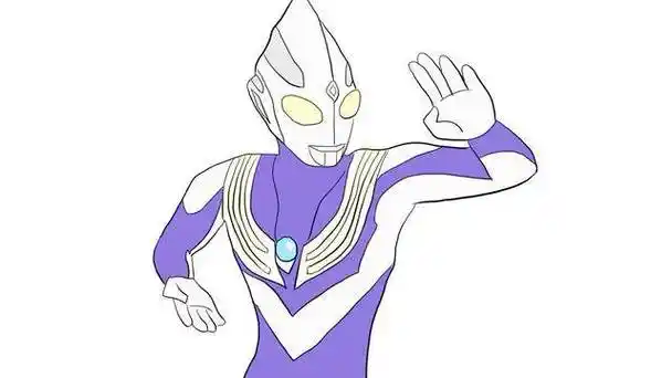 奥特曼简笔画图片,画一个超级简单的奥特曼一起画酷炫的迪迦奥特曼!