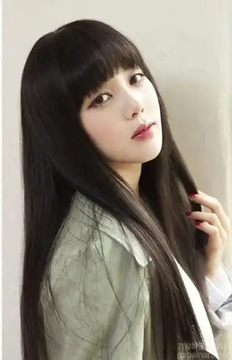 女生中长直发适合什么脸型,直发图片,发型图片