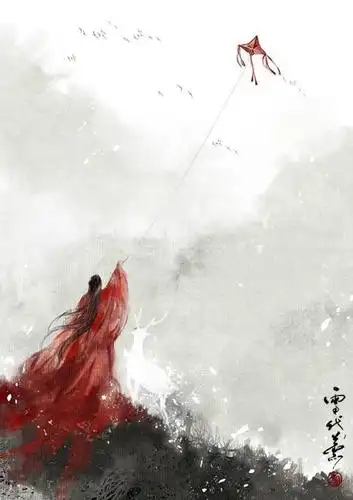 古风 古韵 中国风 手帐素材 插画 手绘 彩绘 头像 壁纸