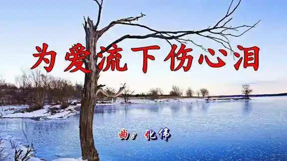 暴林《为爱流下伤心泪》女人的泪一滴就醉,伤心流泪!