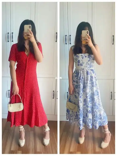 身高158,体重 96reformation 红色v 领连衣裙 0 码,大小尺寸刚好,但