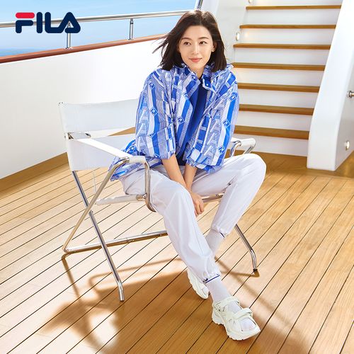 全智贤同款fila斐乐女鞋鱼刺凉鞋2022运动鞋老爹运动沙滩鞋