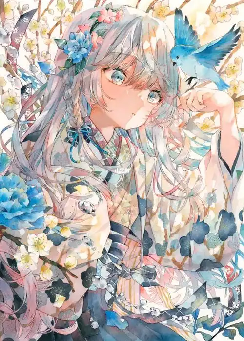 高年级动漫马克杯手绘临摹素材