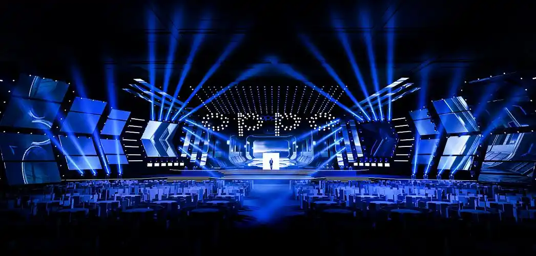 2021oppo年会舞台设计