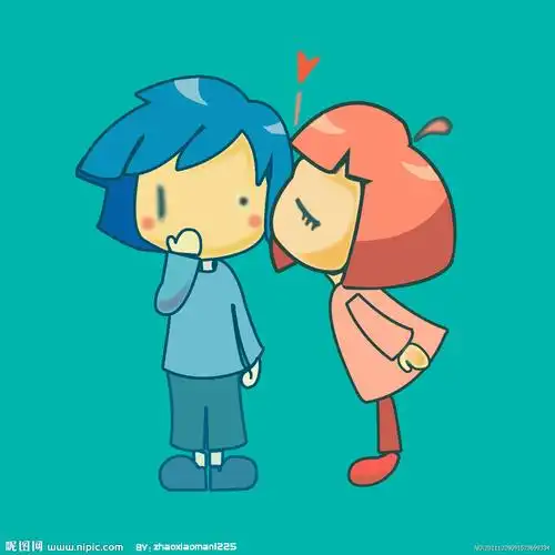 卡通男孩女孩图片