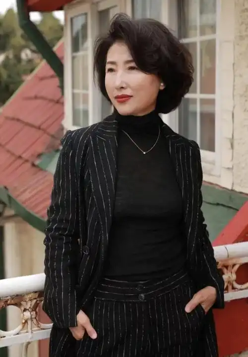 60岁发型怎么烫才好看,50-60岁最佳发型照片