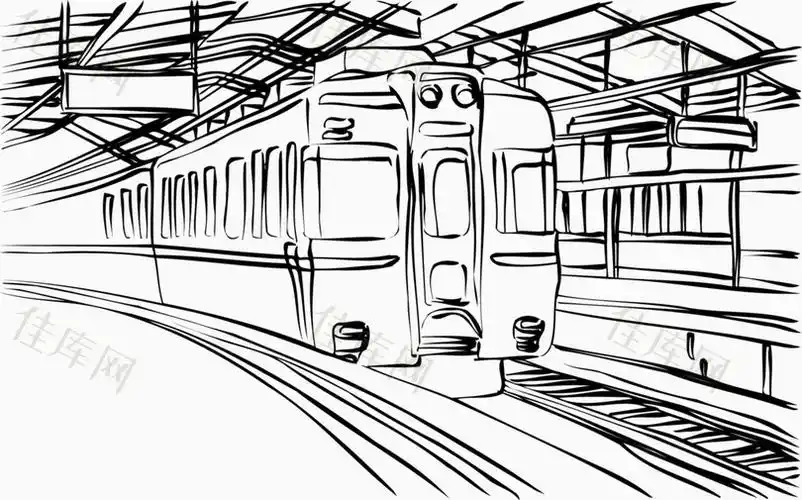 图片简笔画图片大全图片大全(地铁卡通图片简笔画)地铁简笔画图片大全