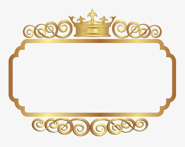金色皇冠边框设计