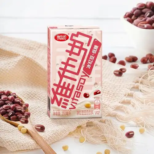 维他奶冰红豆豆奶250ml*24盒_热品库_性价比 省钱购