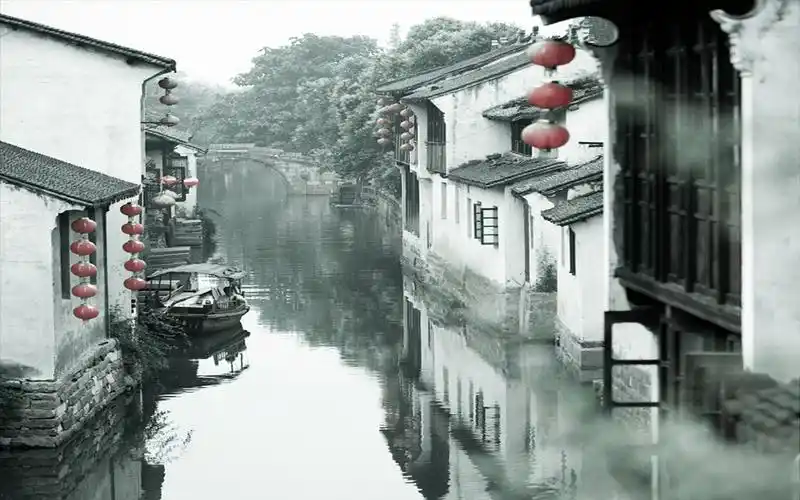 【风景素材】江南古镇高清大图 同步歌词