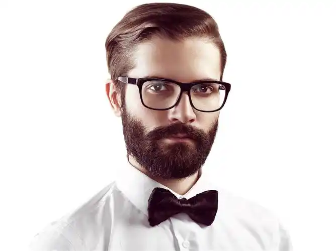 络腮胡子墨镜帅哥图片