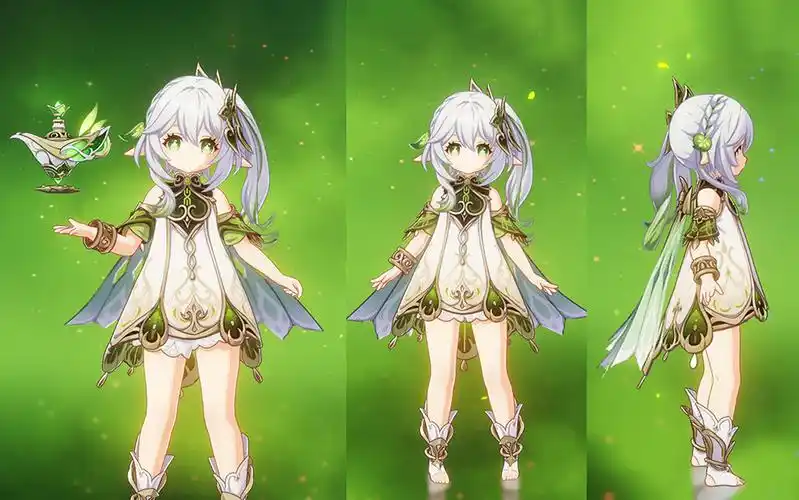 【3dmax】原神"纳西妲"人物模型制作教程,3d游戏角色建模