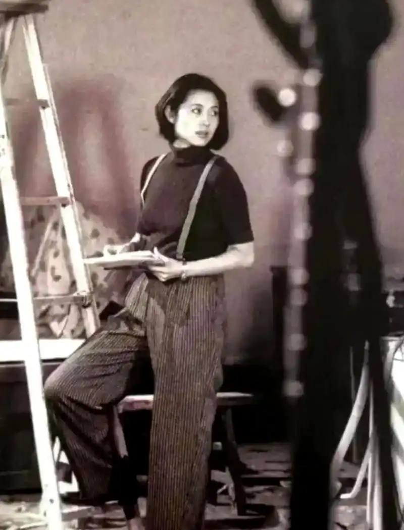 这是倪萍年轻时的一张珍贵照片.