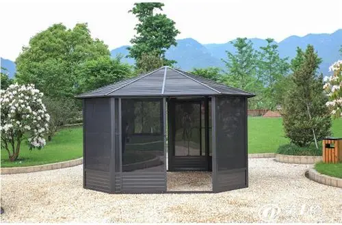 八角亭阳光房 别墅庭院休闲八角凉亭帐篷 绿森源户外