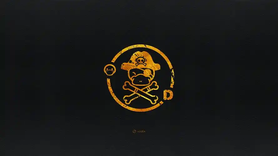 之前做了一套黑色风格的手机壁纸,感觉鸭嘴兽的这套图案蛮适合黑金