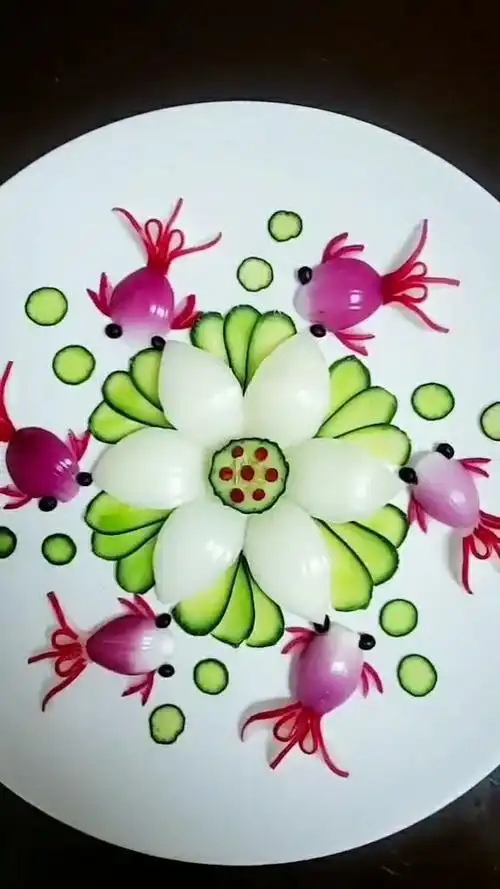 漂亮的创意摆盘,显得非常可爱