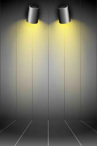 简约大气舞台聚光灯线条暖色背景