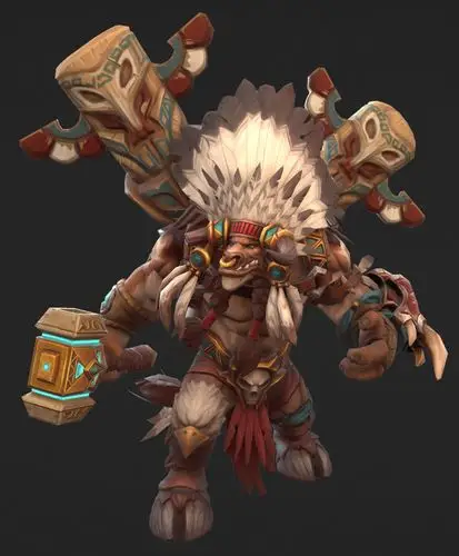 印第安部落牛头人酋长