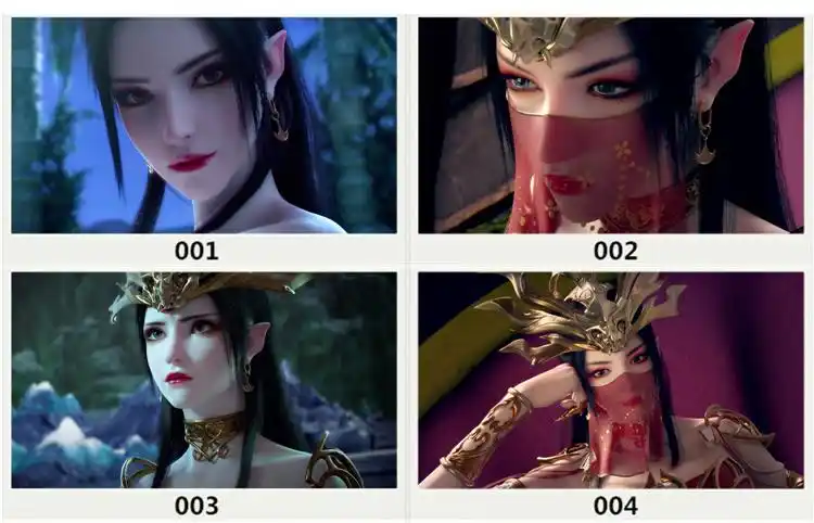 斗破苍穹美杜莎女王云韵萧炎小医仙动漫周边海报贴壁纸挂画装饰画 6