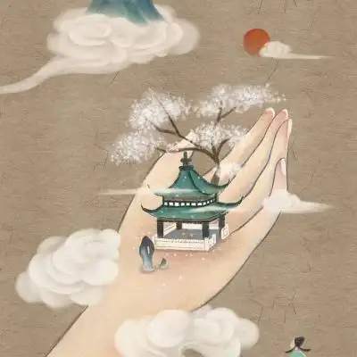 高清唯美的古风插画头像图片