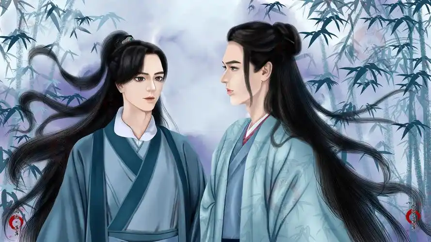 山河令 温客行 周子舒 同人|插画|商业插画|画画的萍萍 - 原创作品