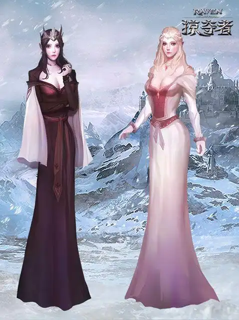 美丽端庄的人族女王