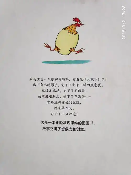绘本故事《下怪蛋的鸡》