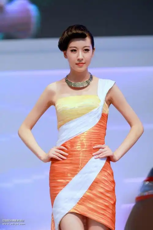 长春车展人像 精致超模张紫薇