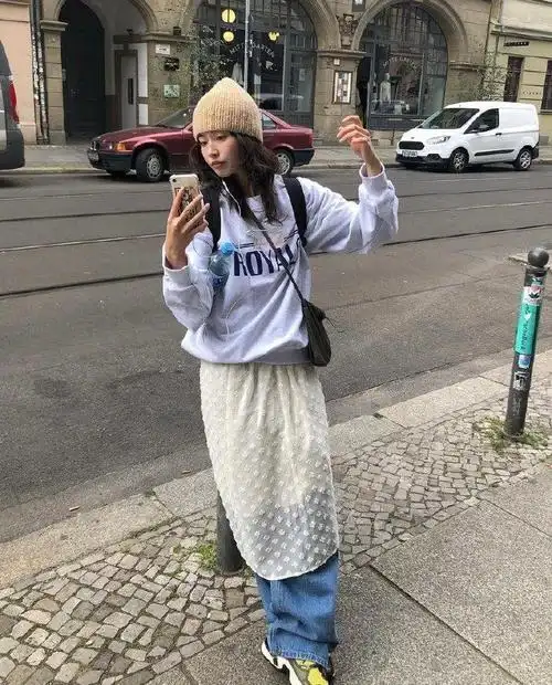 韩国博主早秋气质穿搭