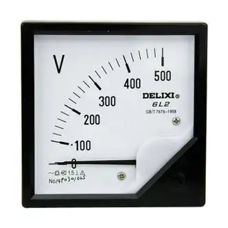 德力西delixi 电压表6l2 450v