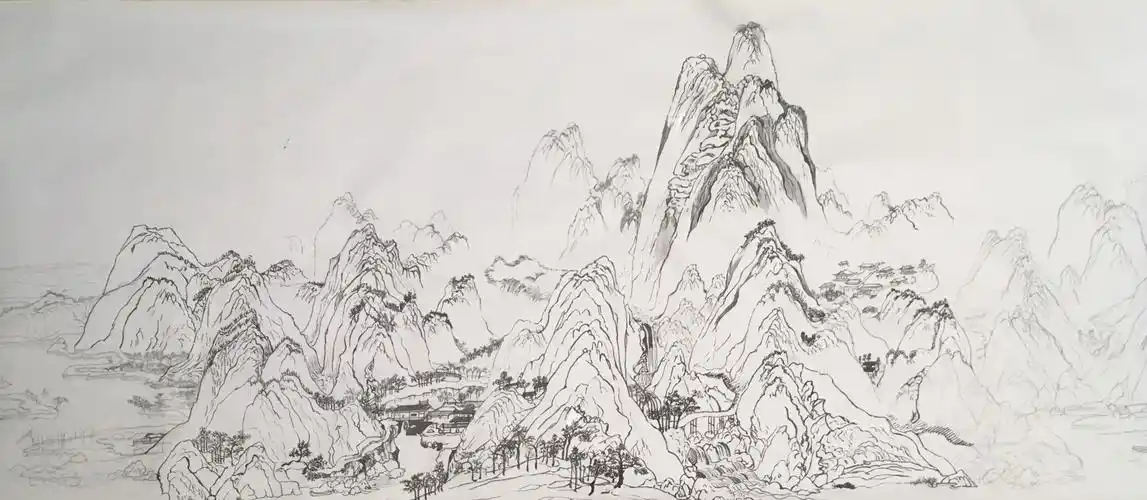临摹宋画千里江山图(副本) - 美篇